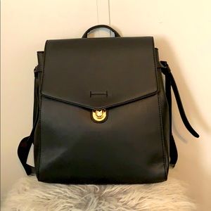 Leather backpack